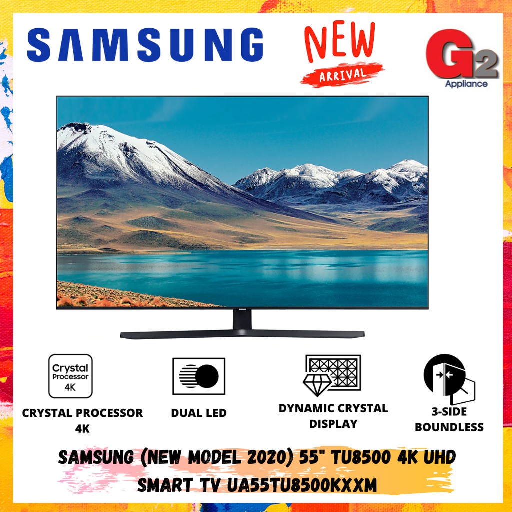 SAMSUNG (NEW MODEL 2020) 55" TU8500 4K UHD SMART TV ...