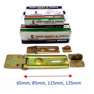VM Iron Hasps And Staple Selak Pintu Mangga 65mm 85mm VM Iron Hasps And Staple Selak Pintu Mangga 65mm 85mm