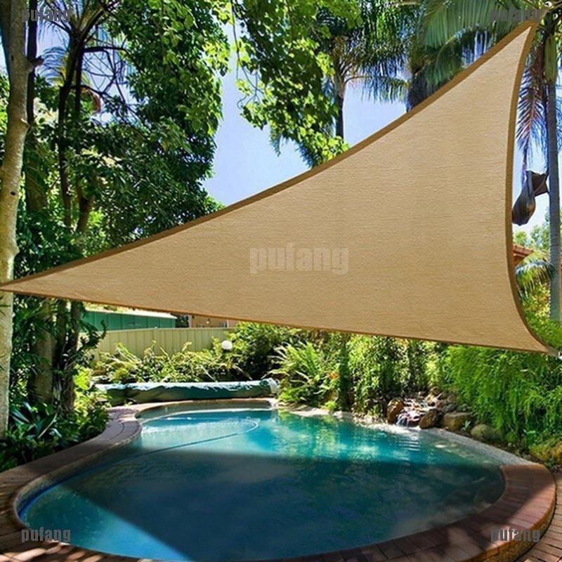 Sun Shade Sail Garden Patio Swimming Pool Awning Canopy Sunscreen UV ...