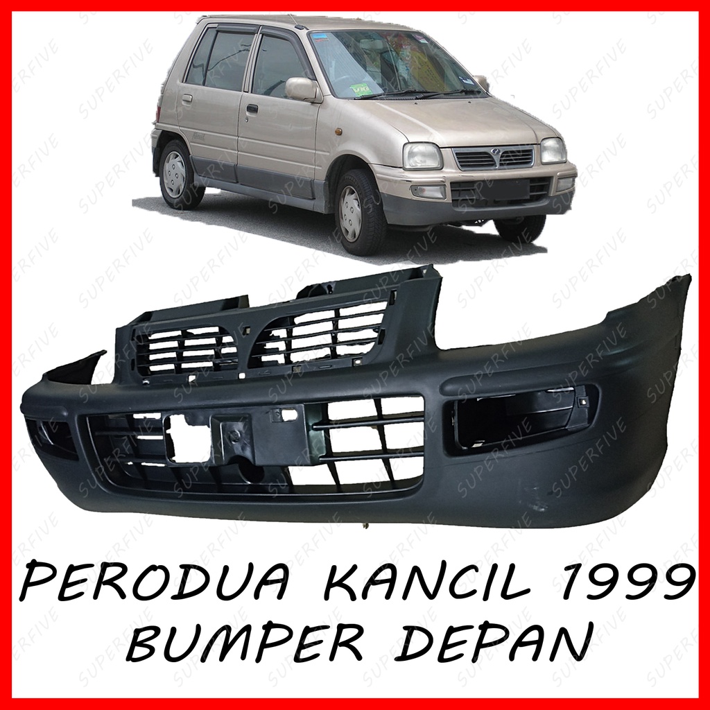 Perodua Kancil Front Bumper Bumper Depan Lampu Petak Shopee