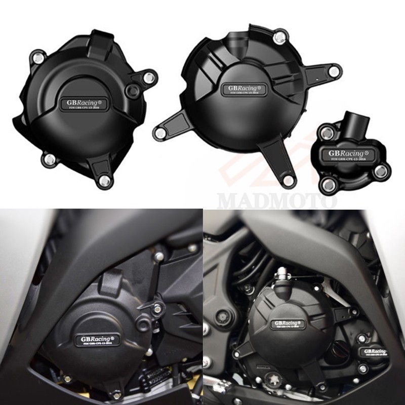 YAMAHA R25 R3 MT25 ENGINE COVER ENGINE GUARD GB RACING 20142018
