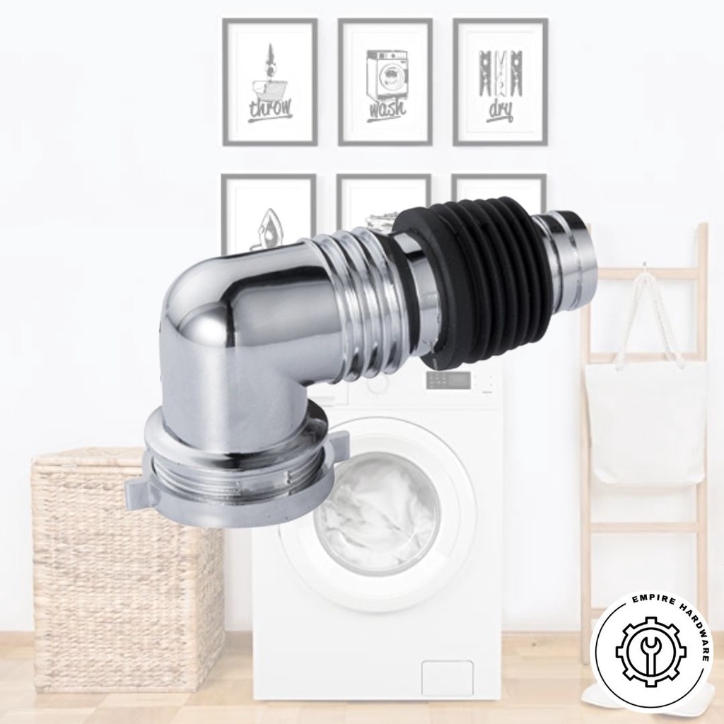 Washing Machine Drain Hose Floor Grate Adaptor LType Connector Shopee Malaysia