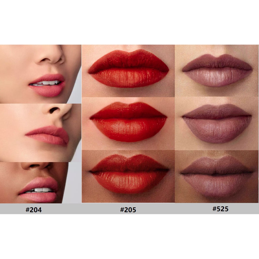 Giorgio Armani Lip Maestro Liquid Lipstick #205,#204,#525  | Shopee  Malaysia