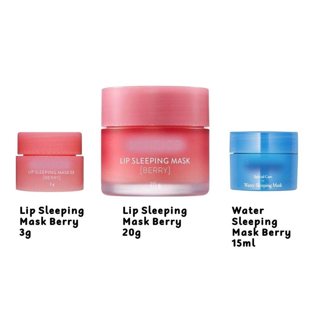 Laneige Korea Lip Balm Sleeping Mask Night Sleep Moistened Water