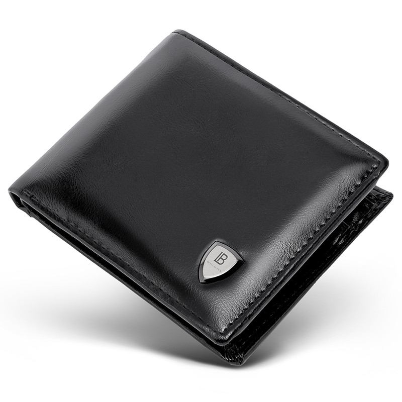Bostanten Fashion Men s Cow Leather Bifold Wallet with Bostanten Fashion Men s Cow Leather Bifold Wallet with