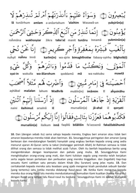 Bacaan Yasin Rumi Dan Jawi 7931