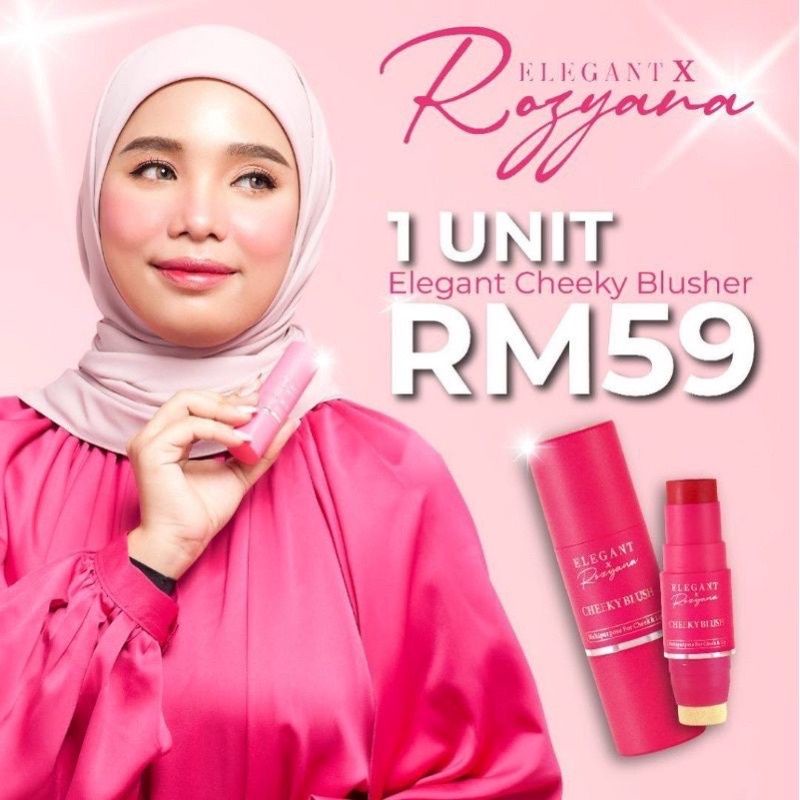 Cheeky Blusher Rozyana X Elegant Original Hq Elegant Cheeky Blusher ...