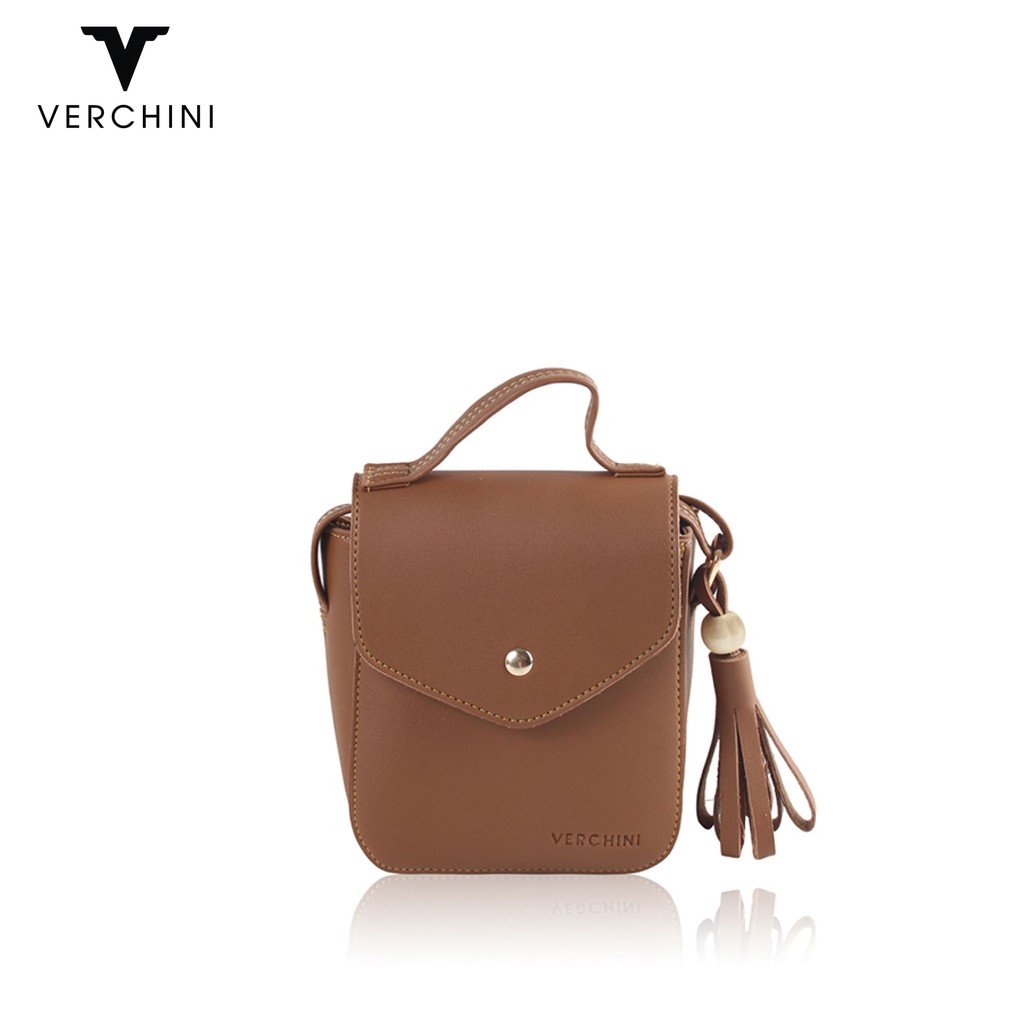 Verchini Patent Square Crossbody Bag Women Bag Shopee Malaysia