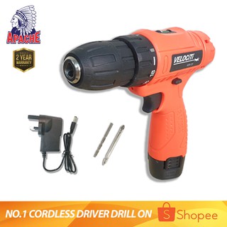 Image of APACHE x VELOCiTi KSR-12V Brushless Cordless Driver Drill Simple and Quick Lightweight Rechargeable Powerful