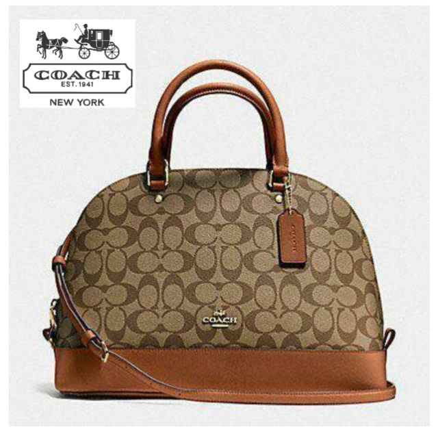 Coach Signature Large Sierra Satchel Crossbody Bag Purse Handbag | Shopee  Malaysia