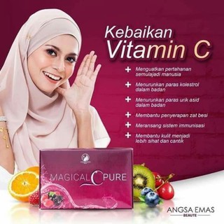 (Ready Stock) Magical C Pure Angsa Emas Beaute -supplemen -vitamin c -skin care -other