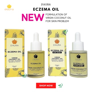 Ubat Gatal Kulit Baby Eczema Oil Minyak Kelapa Dara VCO D Aura