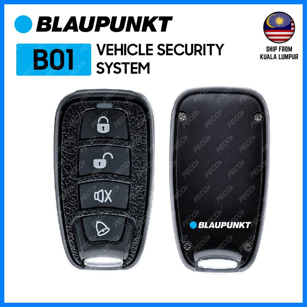 BLAUPUNKT CAR ALARM 13 Pin (VEHICLE SECURITY SYSTEM CA1.0 / CA2.0 / B01) FOR PROTON / PERODUA / HONDA / TOYOTA / NISSAN