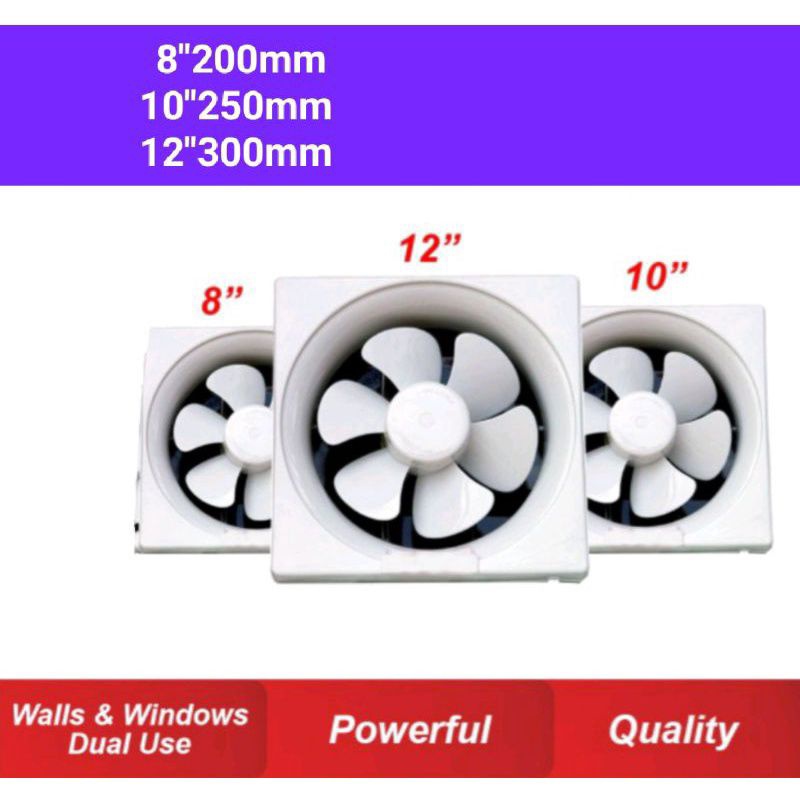 8 10 12 Exhaust Fan Kitchen Exhaust Fan Ventilator Fan Toilet   3a21645a1d4749279ad9afa3440c695b