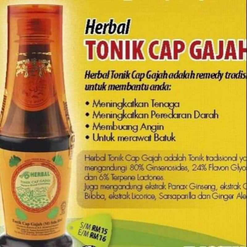 Buy Tonik Cap Gajah Original Seetracker Malaysia