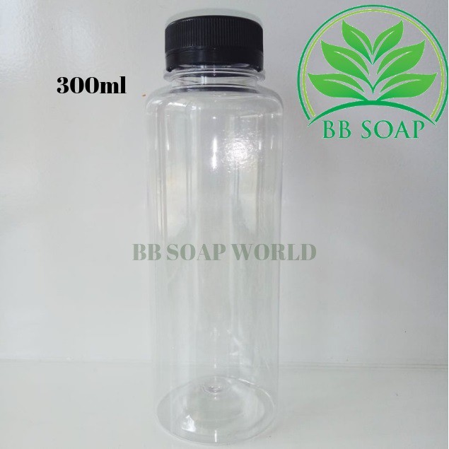 Ready In Melaka 300ml Transparent Plastic Bottle With Pharmaceutical Cap Shopee Malaysia