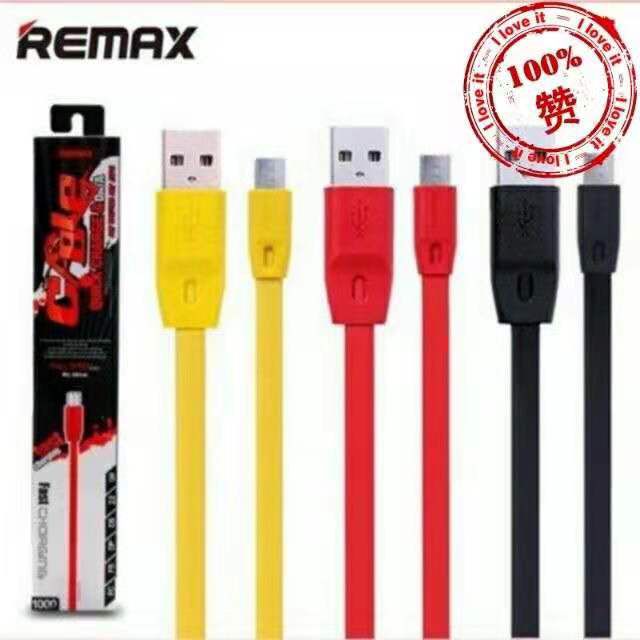 Readystock REMAX RC 001m MICRO USB 1M QUICK CHARGE DATA TRANSFER