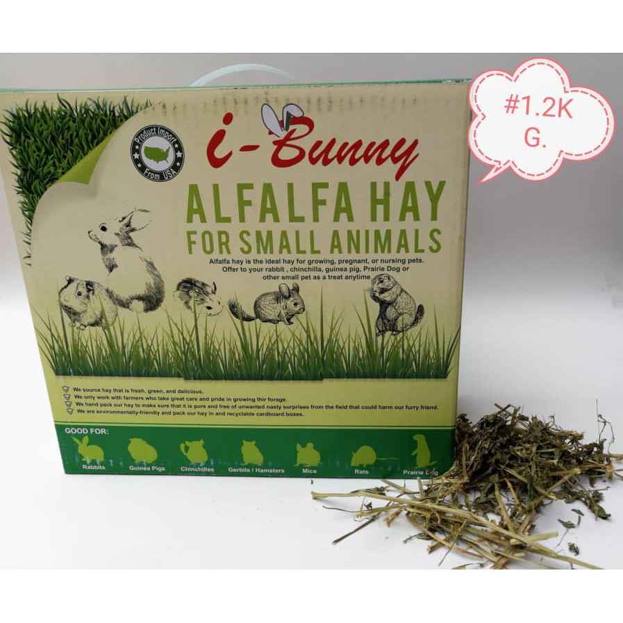 iBunny Alfalfa Hay Rabbit Food Feed Guinea Pig Chinchilla Gerbil