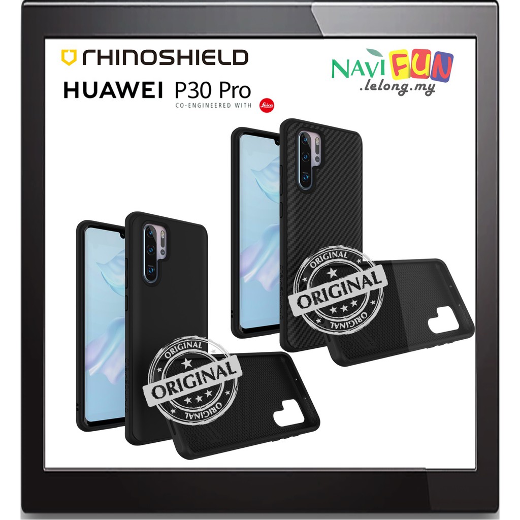 RhinoShield (Ori) SolidSuit Huawei P30 Pro Case - Black / Carbon Fiber |  Shopee Malaysia