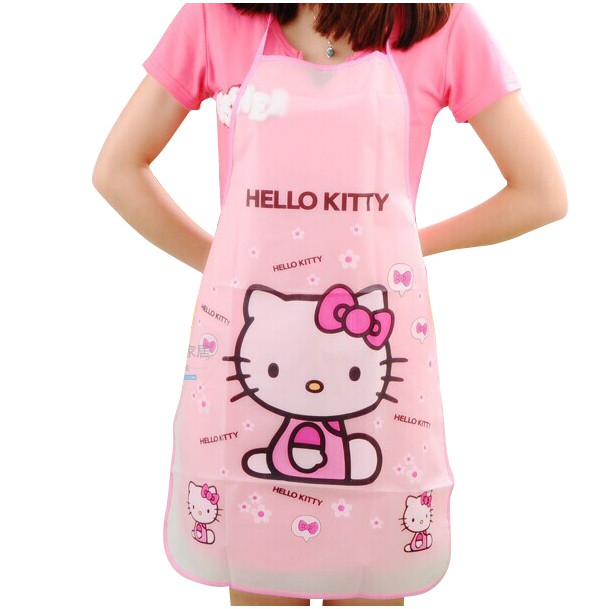 Hello Kitty Kitchen Aprons Waterproof Antioil Cooking Tool Shopee