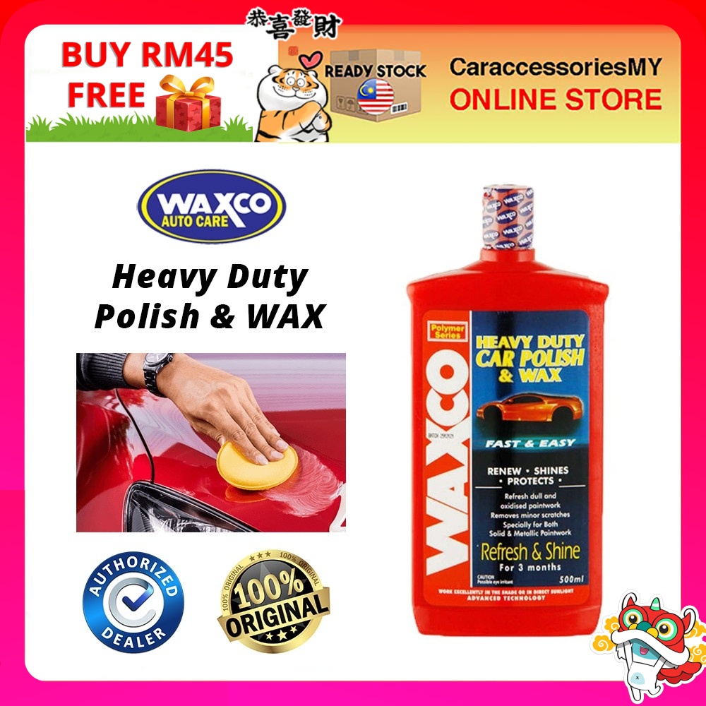 Waxco Heavy Duty Car Polish &amp; Wax (500ml)