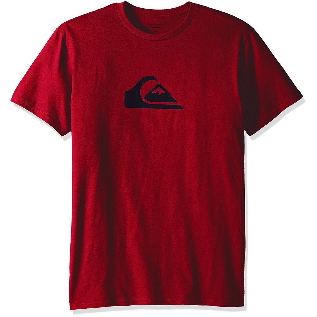 red quiksilver t shirt