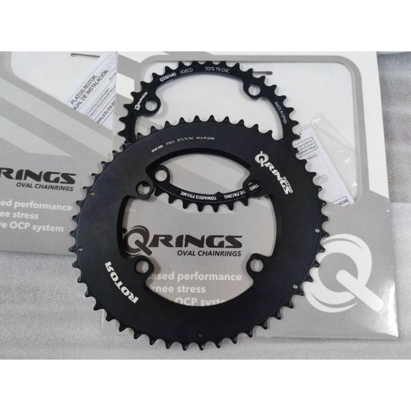 ROTOR Q Ring Oval / Q-Aero 110BCD X4 52/36T 53/39T for Shimano R8000,R9100