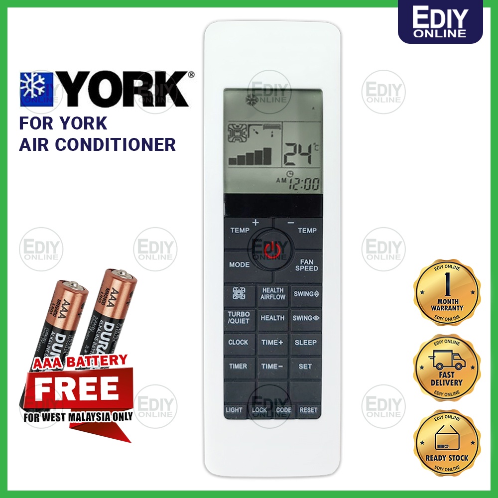 【𝐅𝐑𝐄𝐄 𝐁𝐀𝐓𝐓𝐄𝐑𝐘 𝐀𝐀𝐀 𝐗𝟐】 NEW MODEL York Inverter Air Conditioner