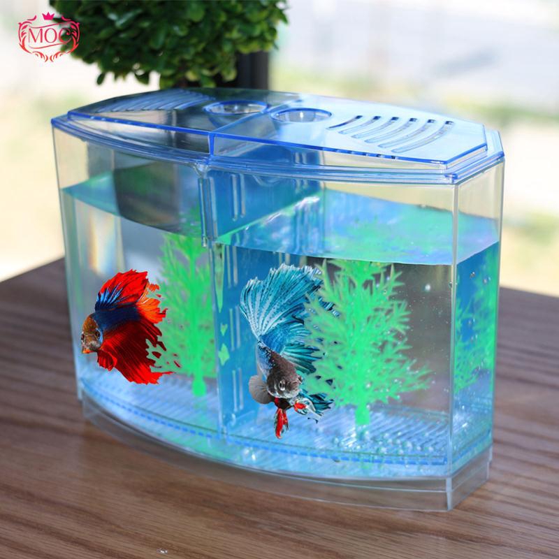 M0c Partition Betta Fish Tank Environmental Spawning Fish Tank