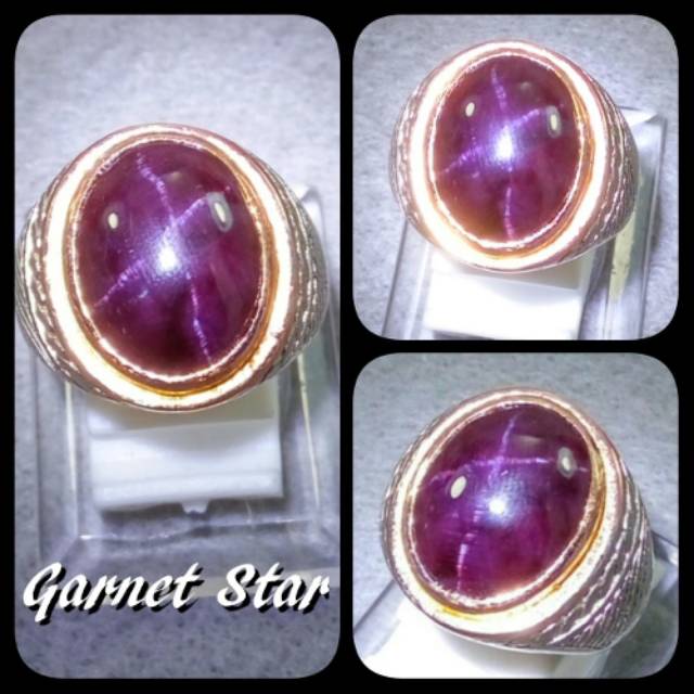 star garnet ring