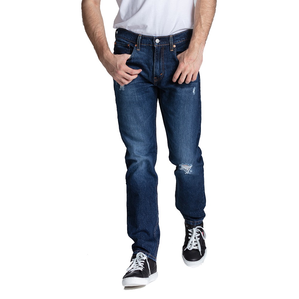 levi's 502 ripped jeans