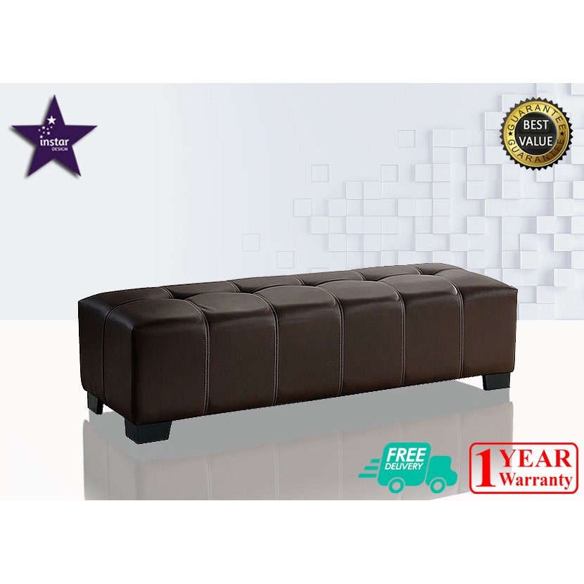 Instar Design Lina Sofa Bench Chair Ottoman Brown Shopee