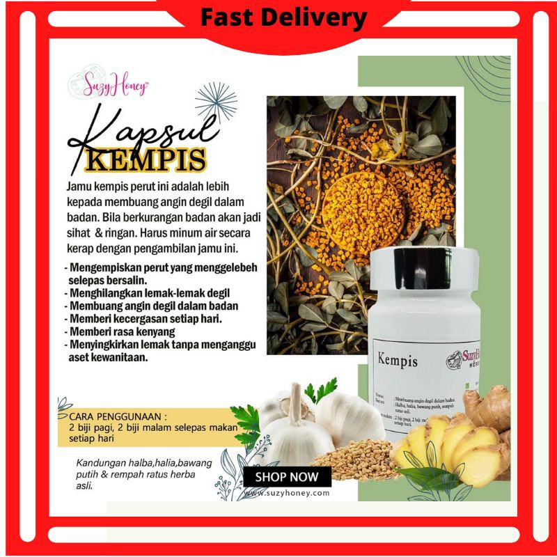 Buy Set Kempis Suzyhoney Kapsul Kempis Bawang Putih Membakar Lemak Degil Menguruskan Badan Buang Angin Seetracker Malaysia