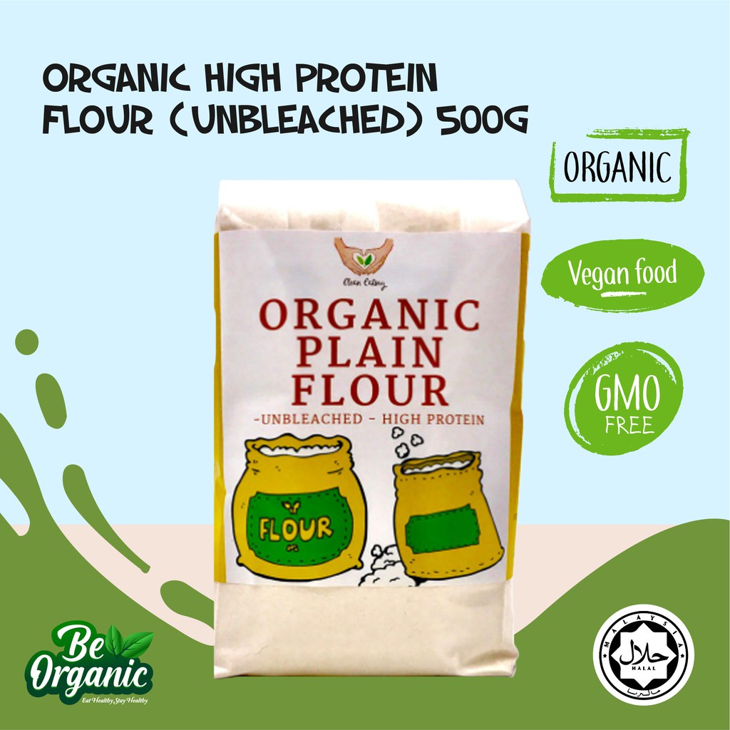 Be Organic Certified Organic Clean Eating Organic High Protein Flour ...