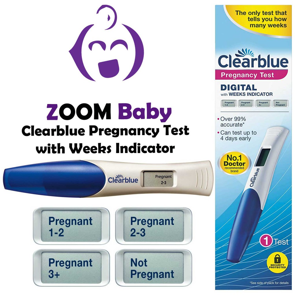 Clearblue Pregnancy Test Digital Easy 1 Test Shopee Malaysia