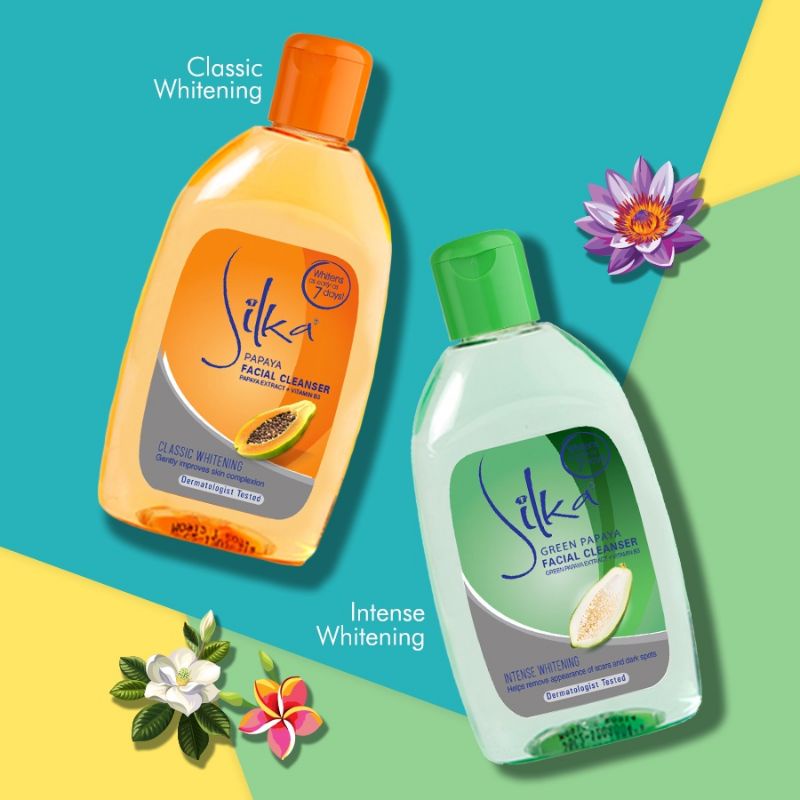 Philippine product Silka Papaya face cleanser 135ml Shopee Malaysia