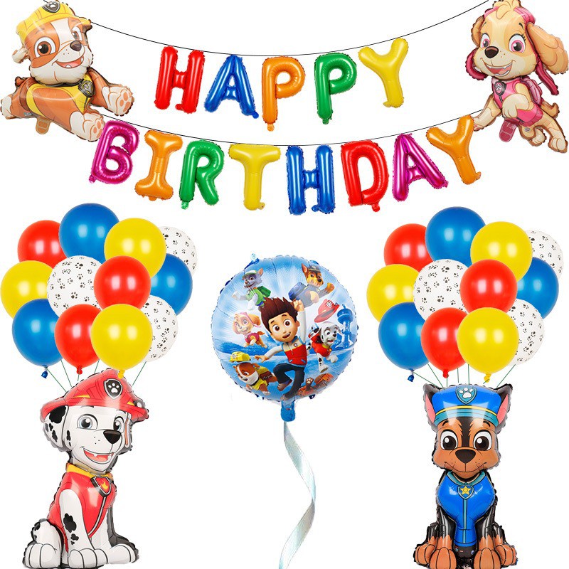 [READY STOCK] 2 Design Paw Patrol Birthday Party Supply Balloon ...