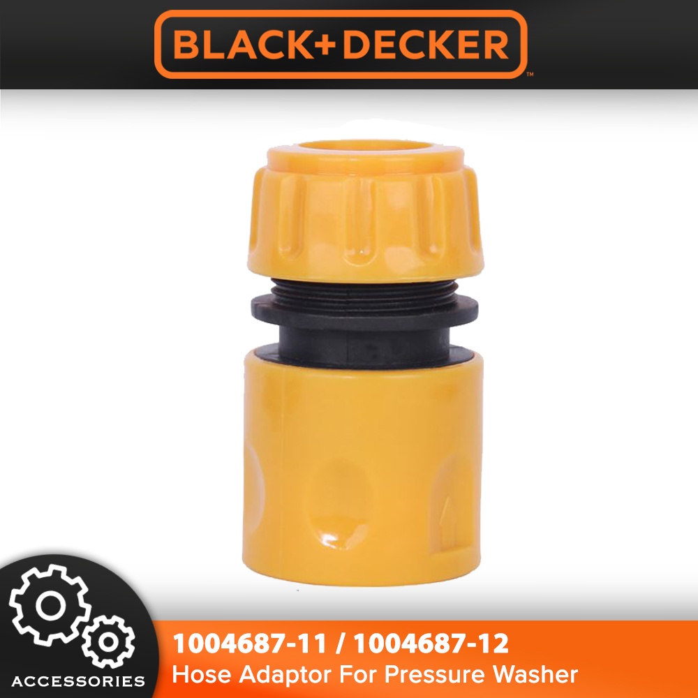 BLACK & DECKER Water Connector Adaptor Tap Water Hose Pipe Connector