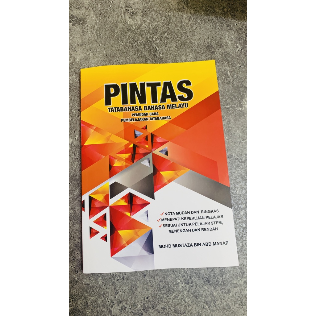 BUKU PINTAS TATABAHASA BAHASA MELAYU STPM MEN DAN REN  Shopee Malaysia