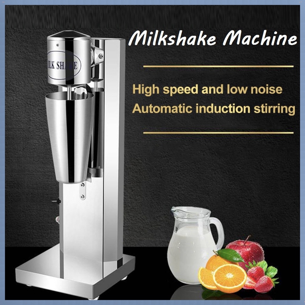Electric Milkshake Blender Single Mixers Stainless Steel Milk Foam