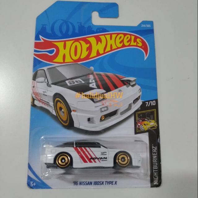 Hot Wheels Nissan 180sx Type X White Advan 