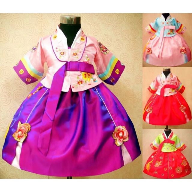 Korean Kid Traditional Set Wear Shopee Malaysia