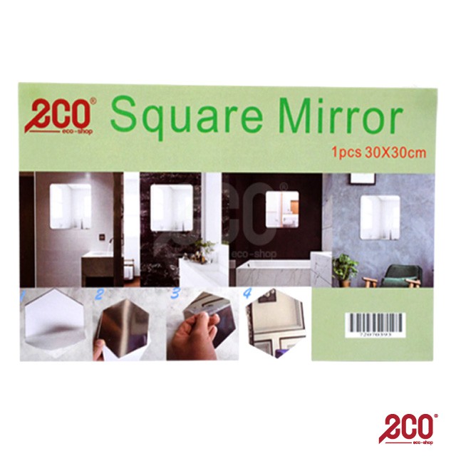 Casa Acrylic Square Mirror 30x30cm 0143 Shopee Malaysia