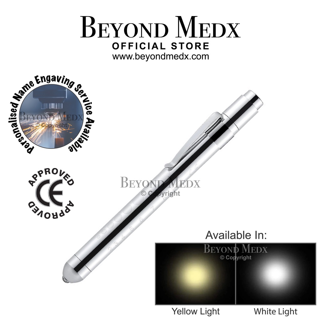 [Name Engraving] Beyond Medx LED Medical Pen Torch / Pentorch / Pen