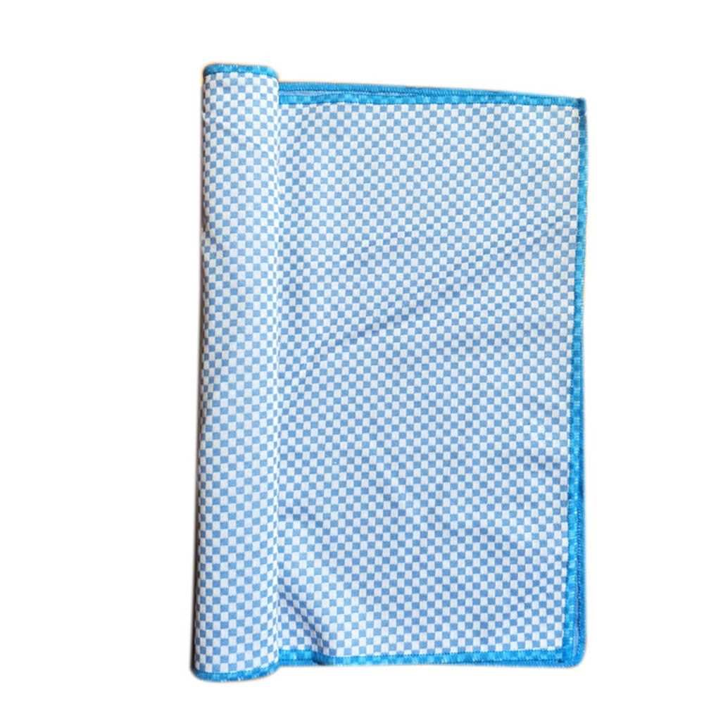 blue cold towel