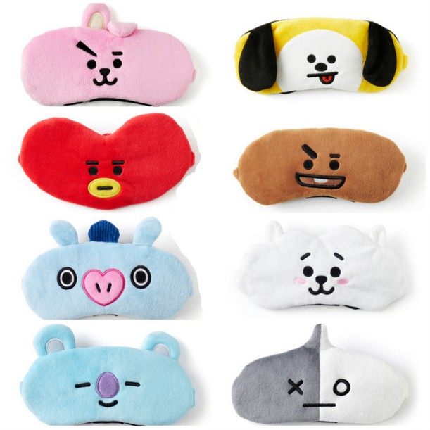 BTS BT21 Eye Mask BTS SLEEPING EYE MASK Shopee Malaysia