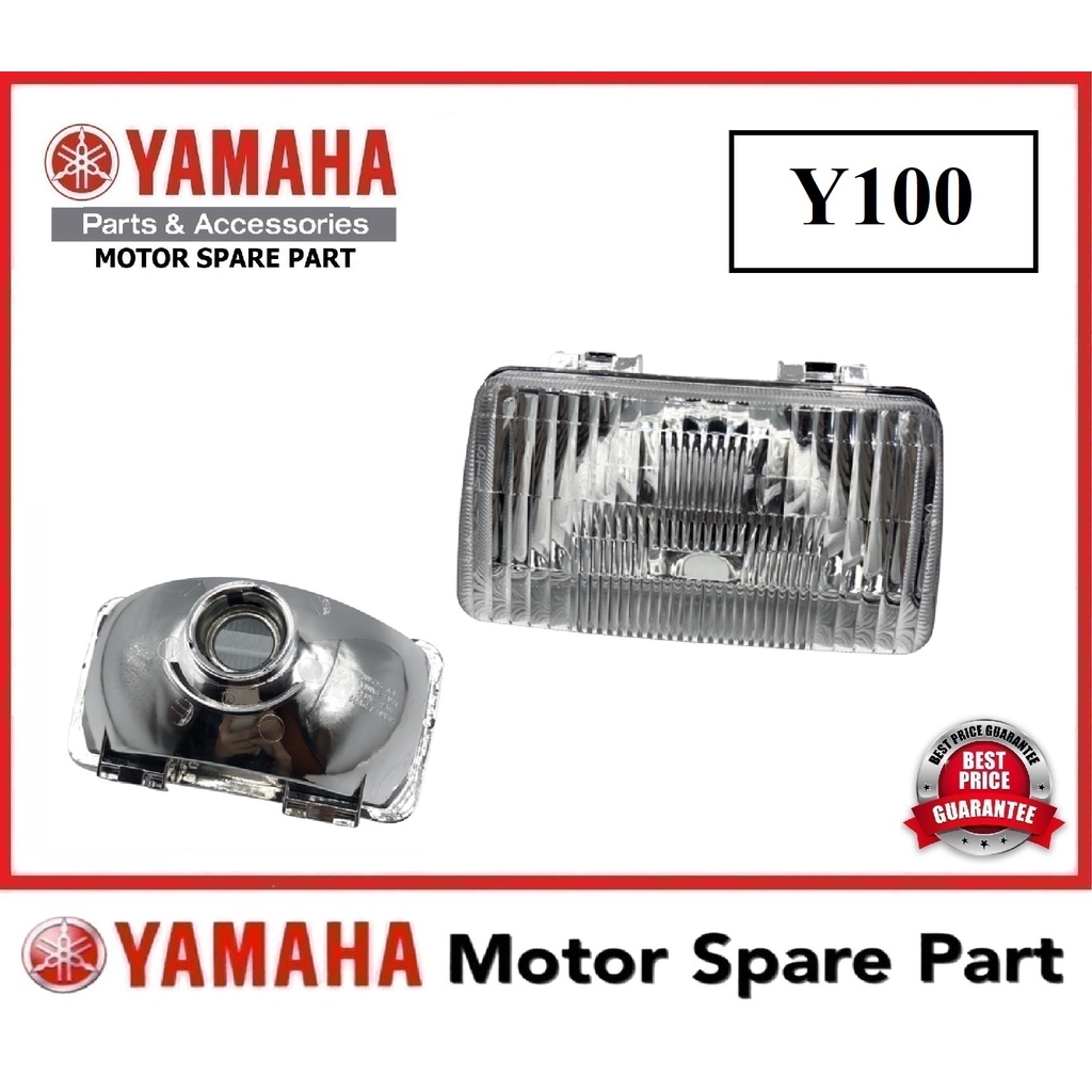 YAMAHA Y100 HEAD LAMP // HEADLAMP LIGHT HEADLIGHT LAMPU DEPAN BESAR FRONT LIGHT Y100 Y 100