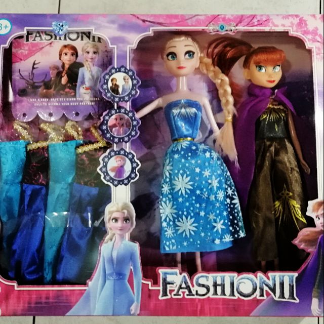 FROZEN Dolls ELSA & ANNA set Changing Set/ Castle Playset | Shopee Malaysia