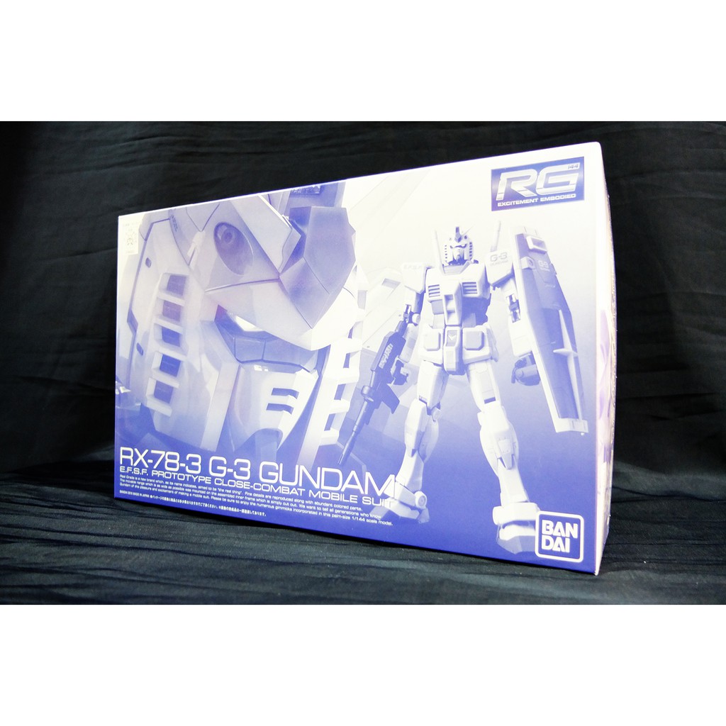 Bandai Rg Rx 78 3 G 3 Gundam Shopee Malaysia