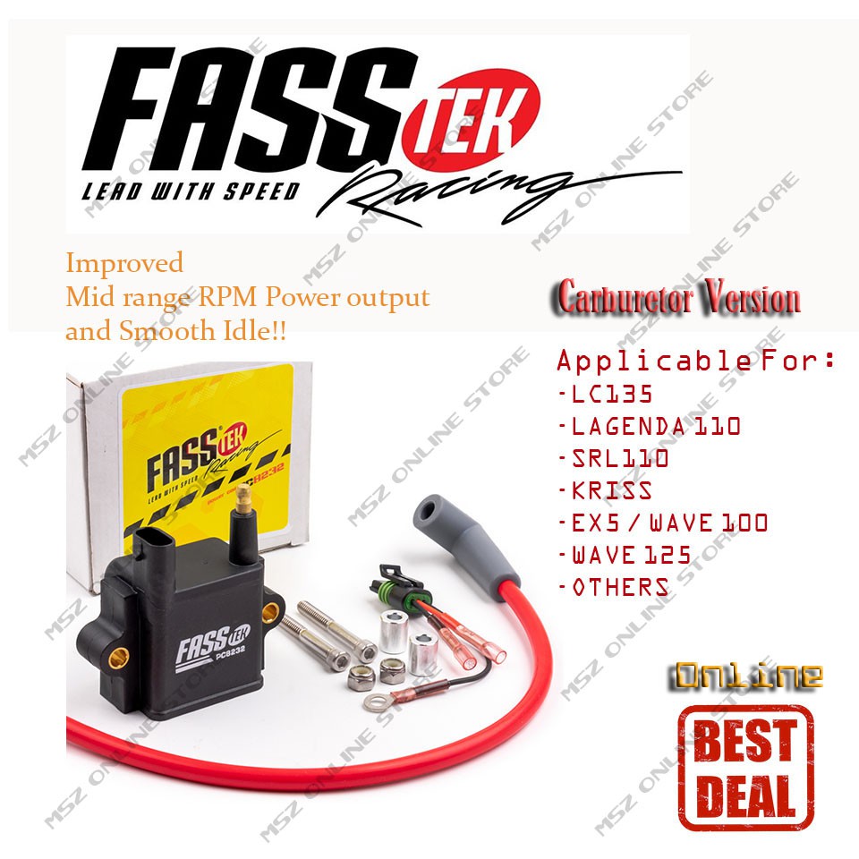 Universal Racing Power Blaster Coil Plug For Carburetor and Fuel 